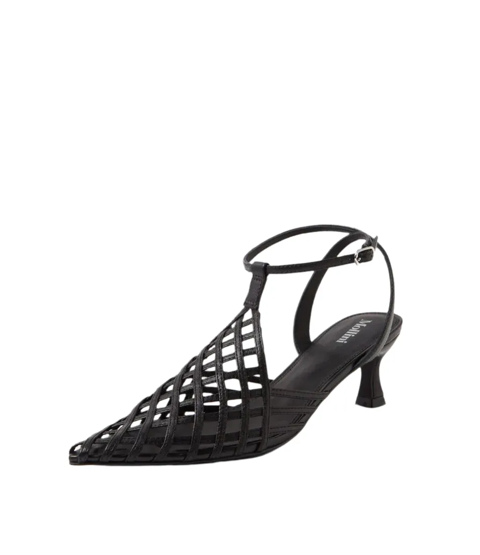 Mollini Glee Black Leather