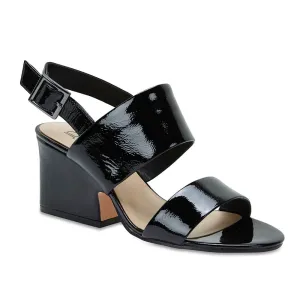 Montego Heel in Black Patent