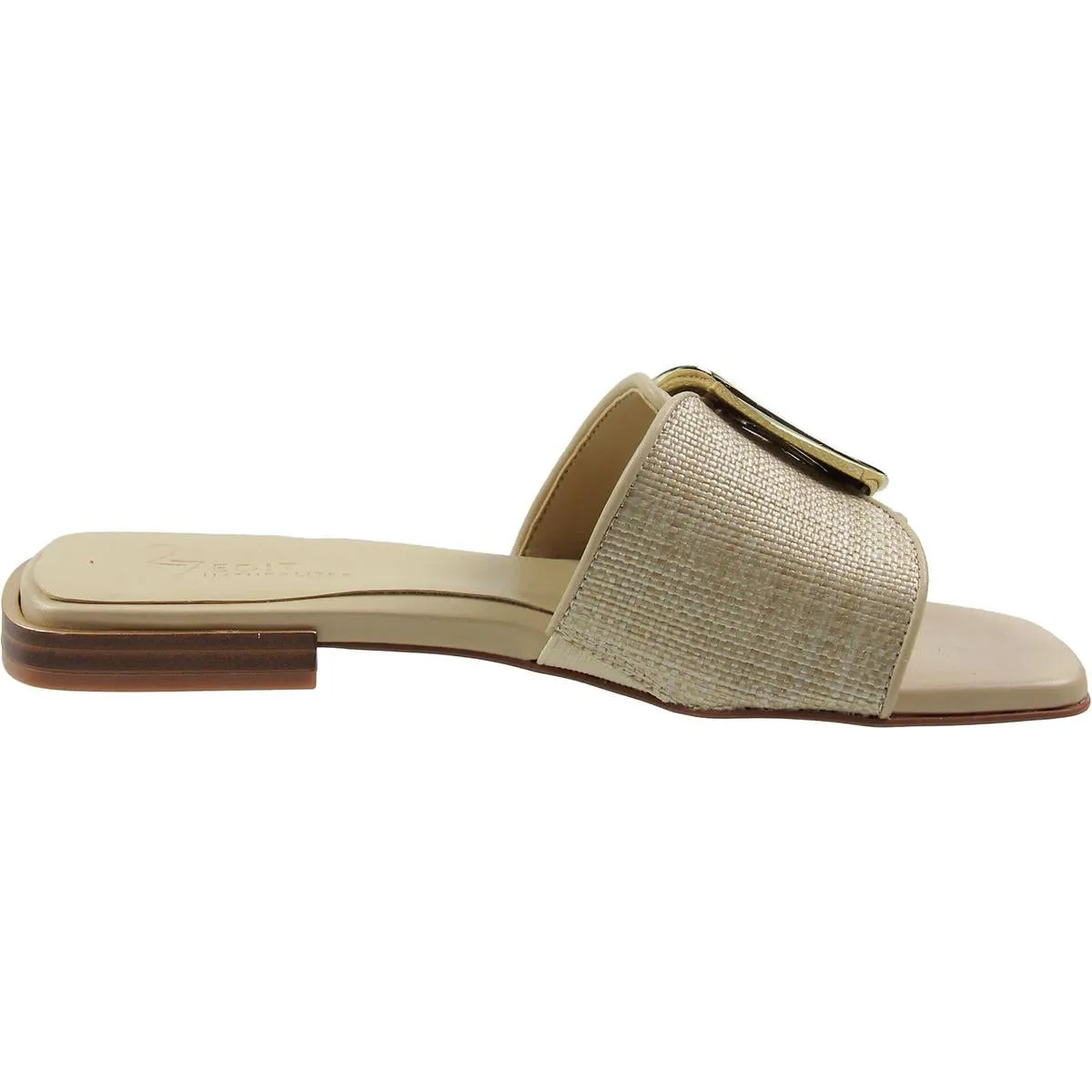 Naomi 2 Womens Floral Print Woven Slide Sandals