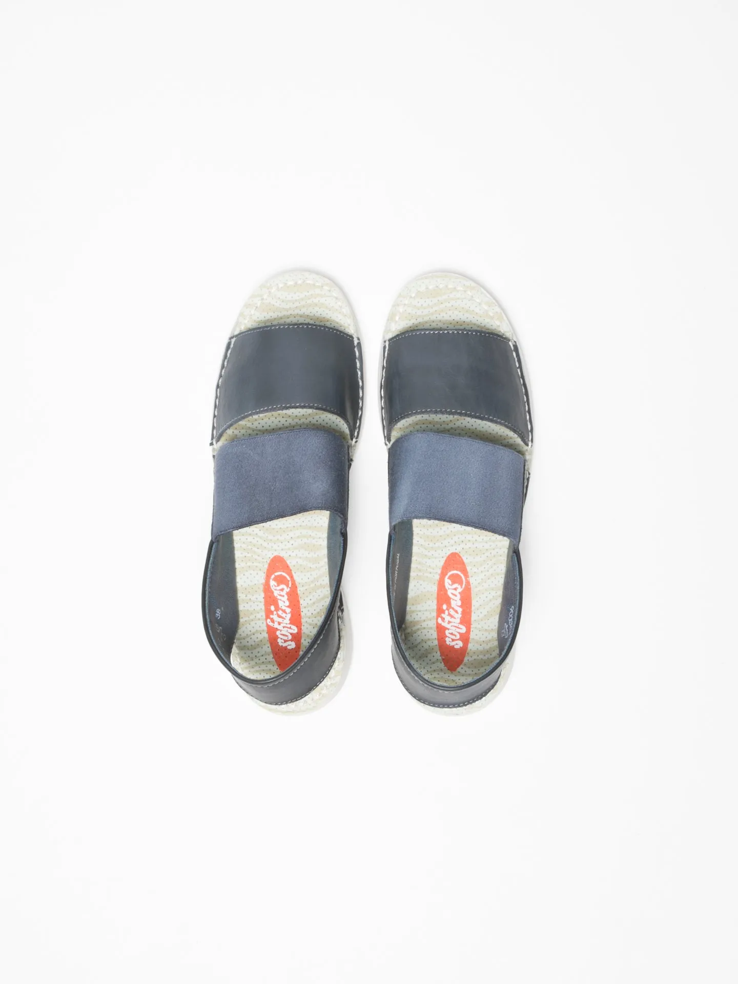 Navy Sling-Back Sandals