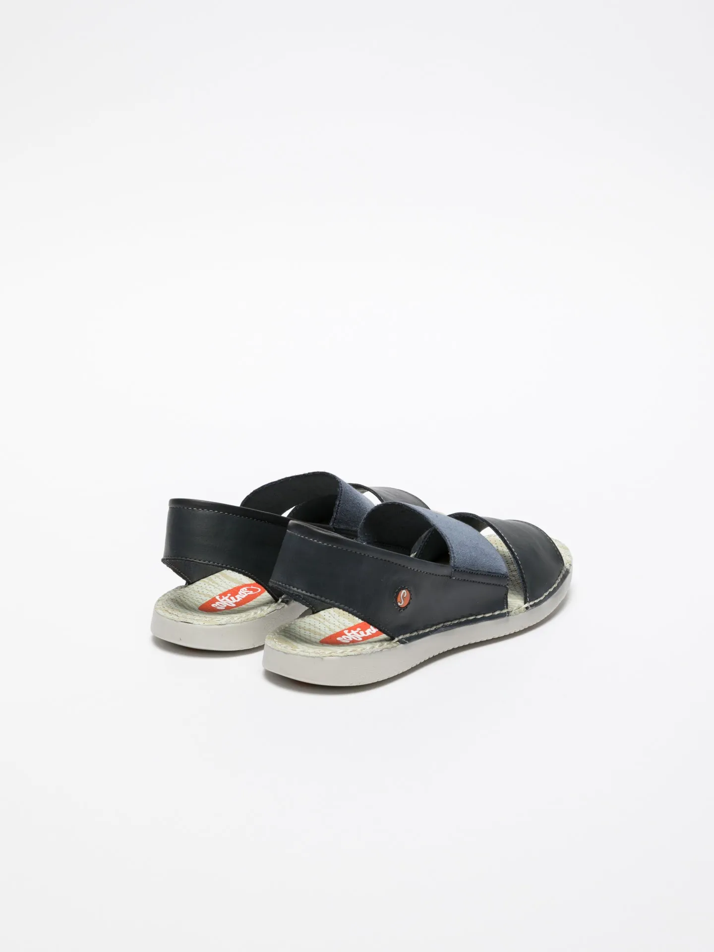 Navy Sling-Back Sandals