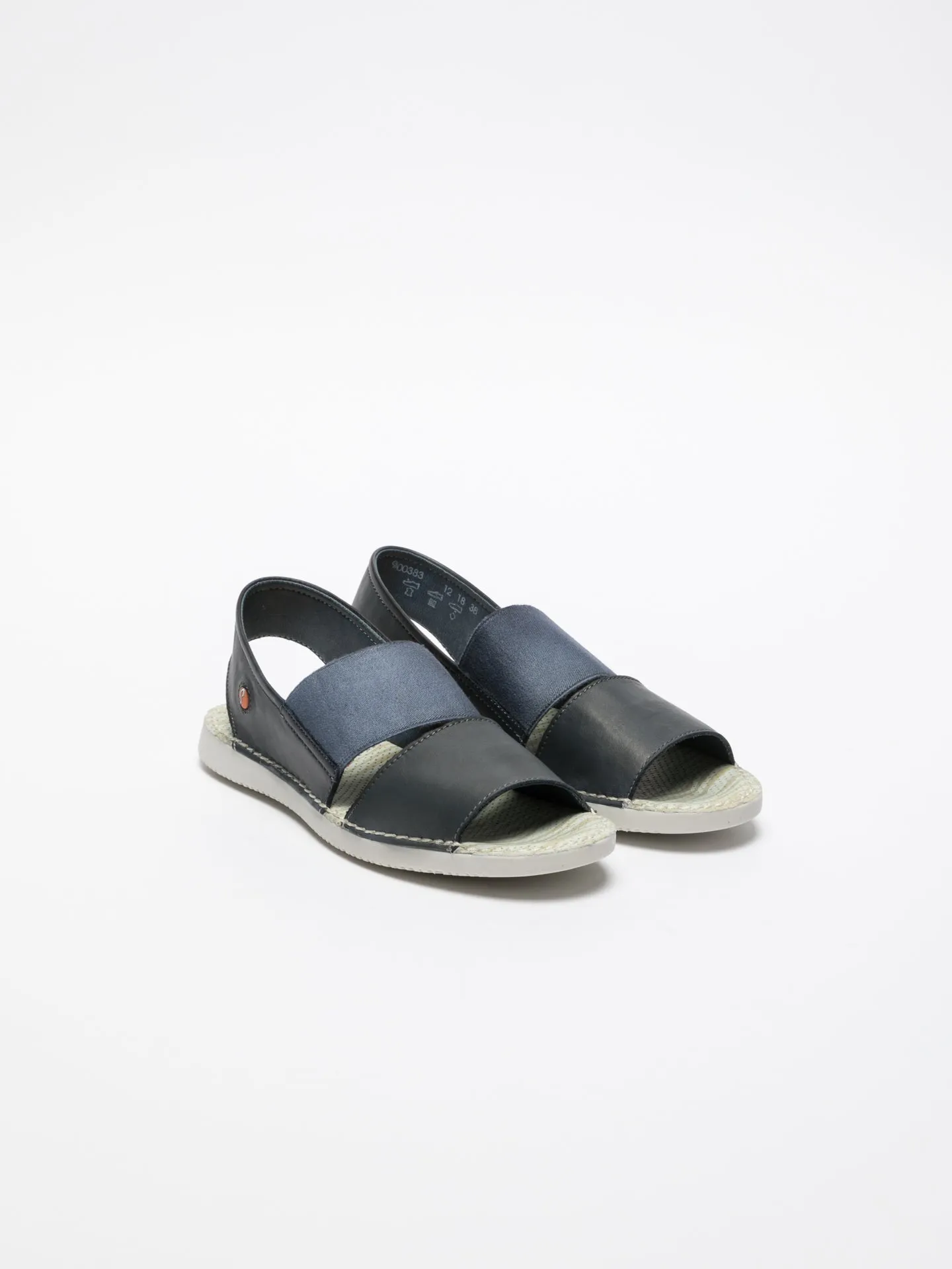 Navy Sling-Back Sandals