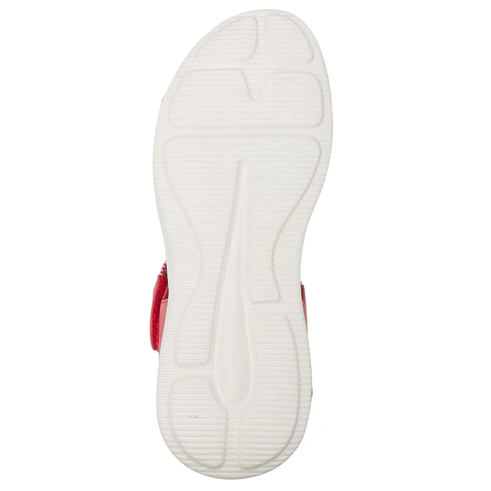 Neon Sandal in Red