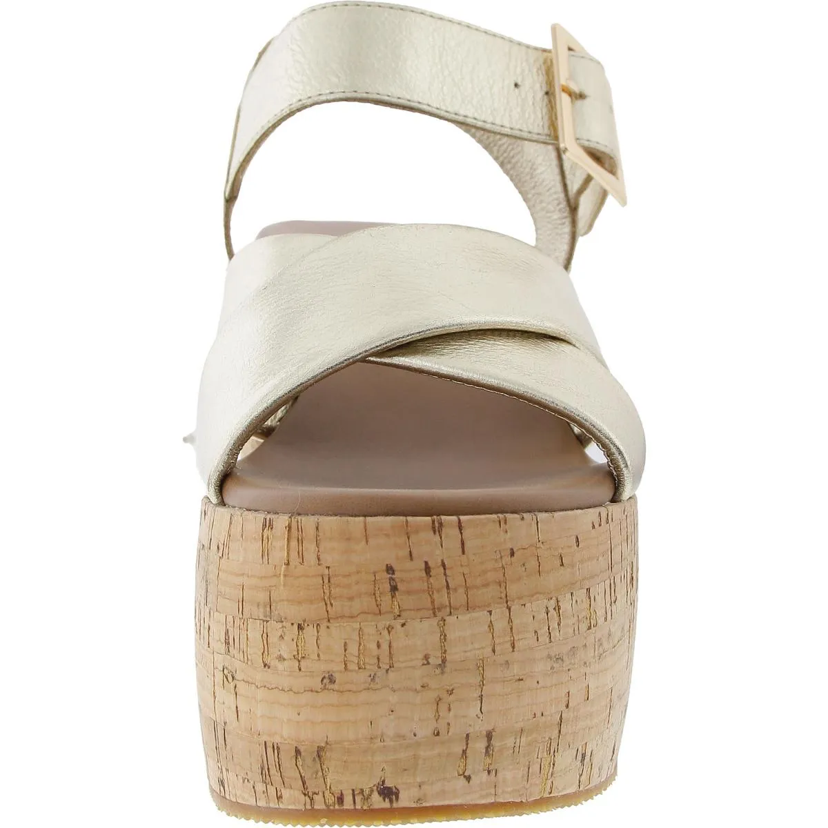 Palmer Womens Adjustable Leather Platform Sandals