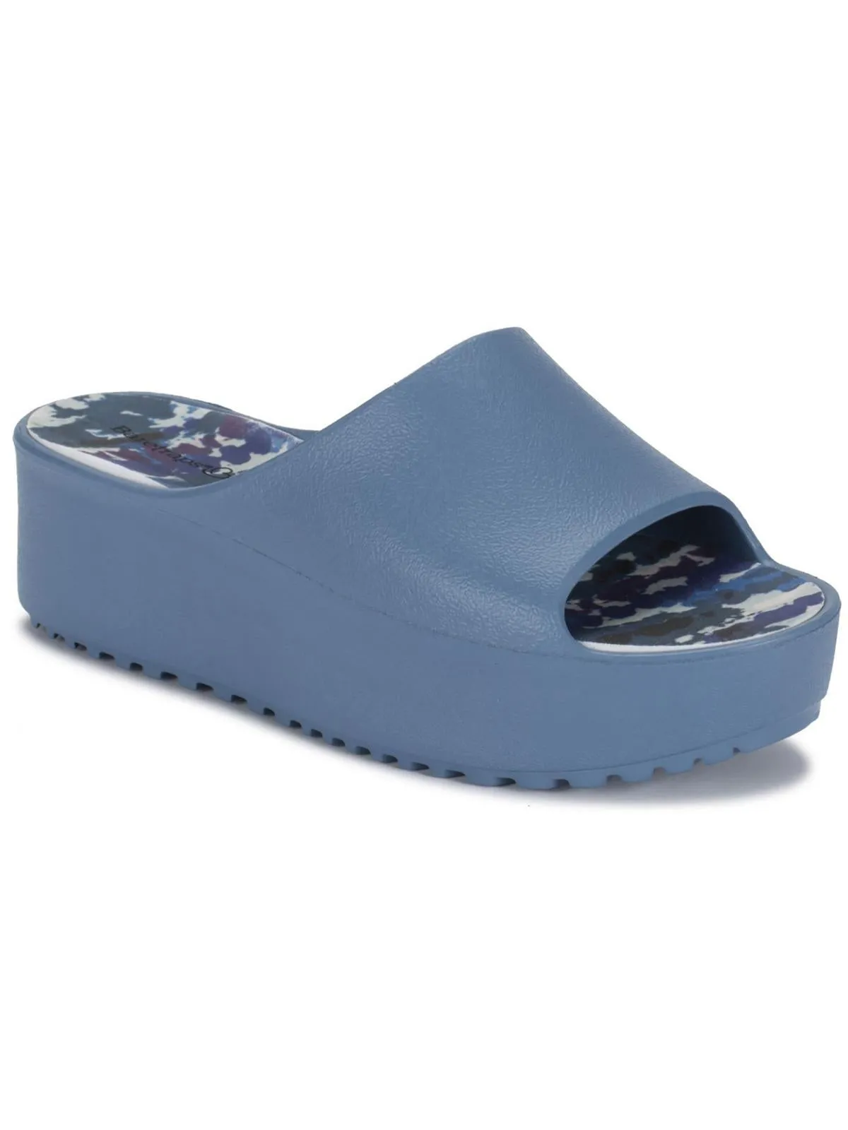 Parvati Womens Round toe Platform Slide Sandals