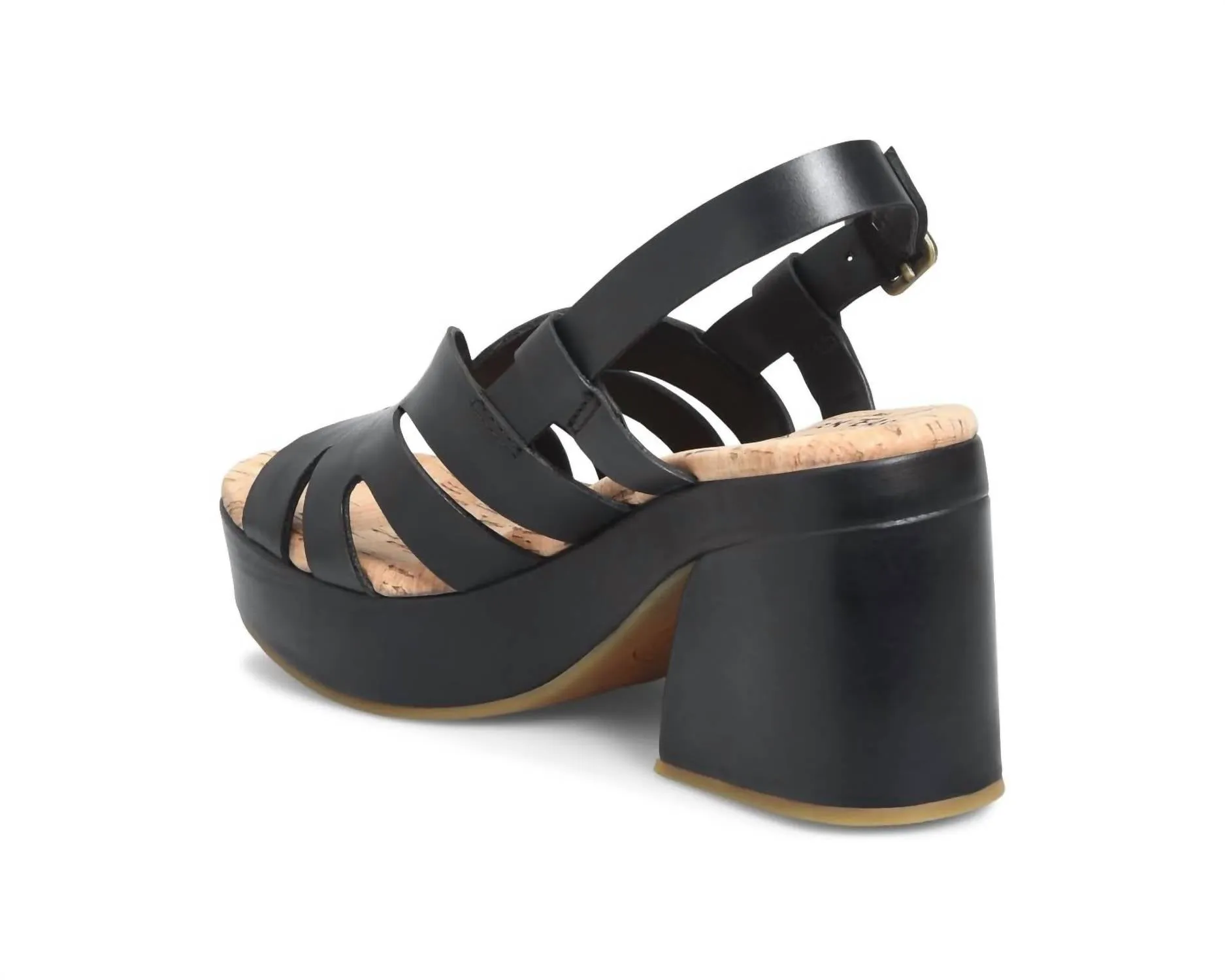 Paschal Platform Sandal In Black