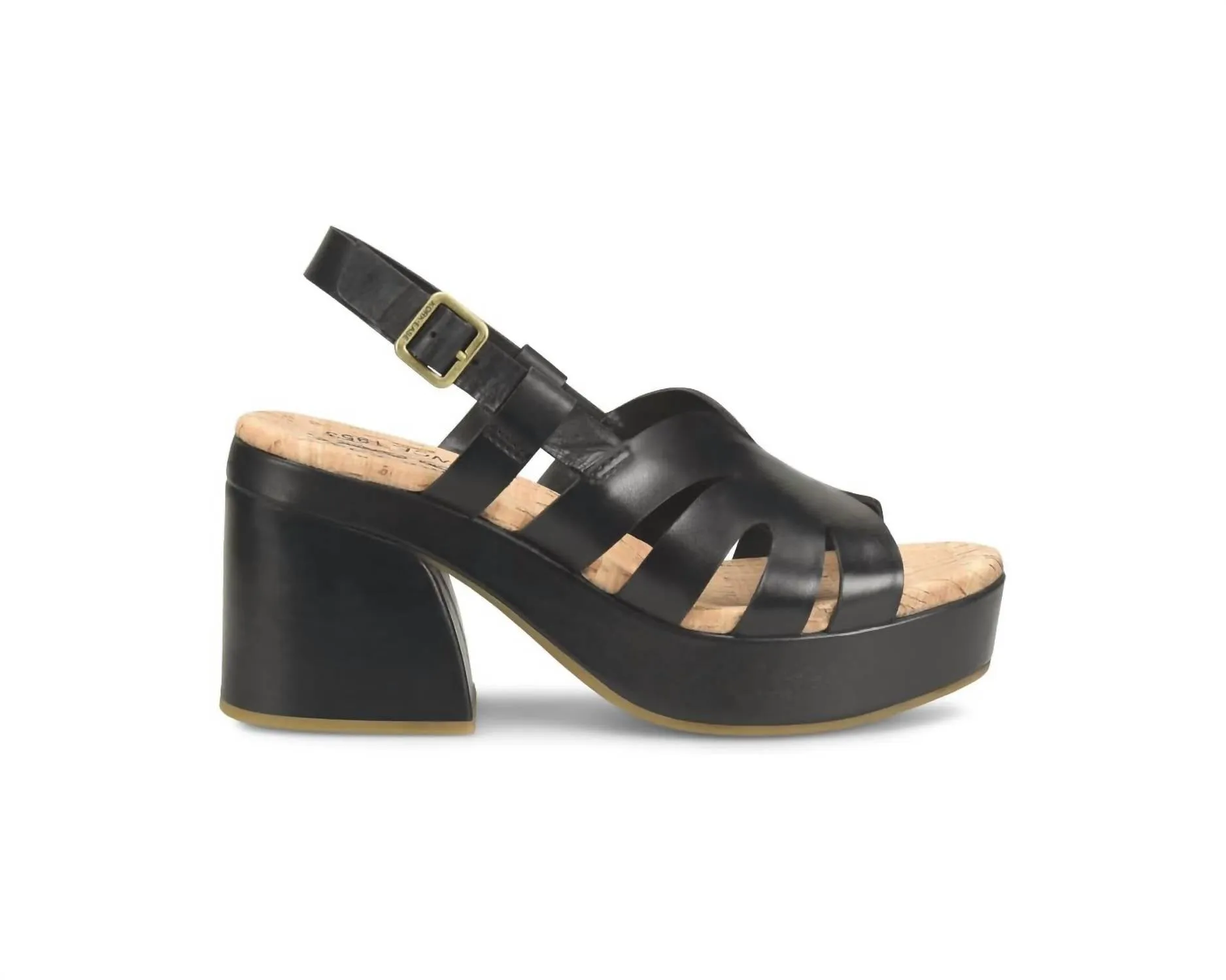 Paschal Platform Sandal In Black