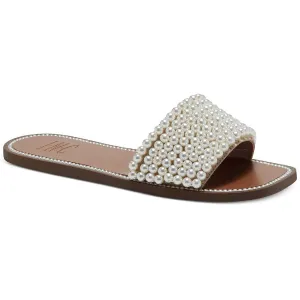 Pelle Womens Slip-On Flat Slide Sandals