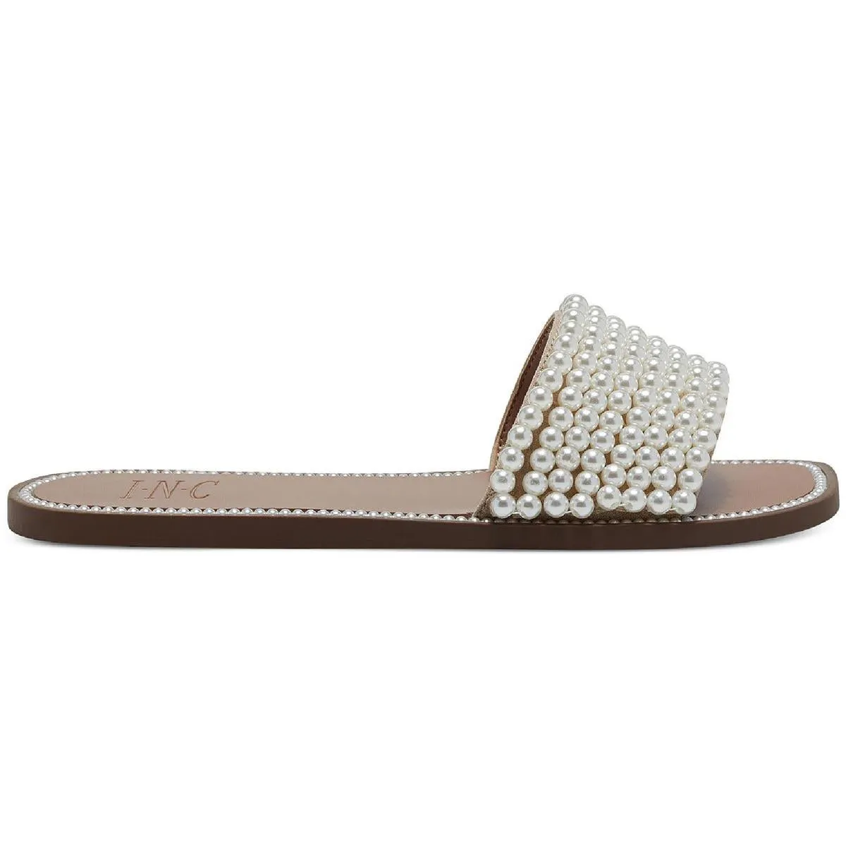 Pelle Womens Slip-On Flat Slide Sandals