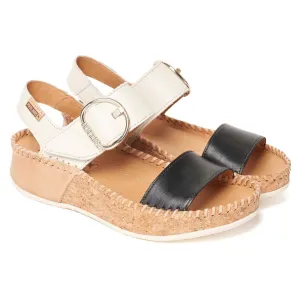 Pikolinos Marina Black Leather Sandal (Women's)