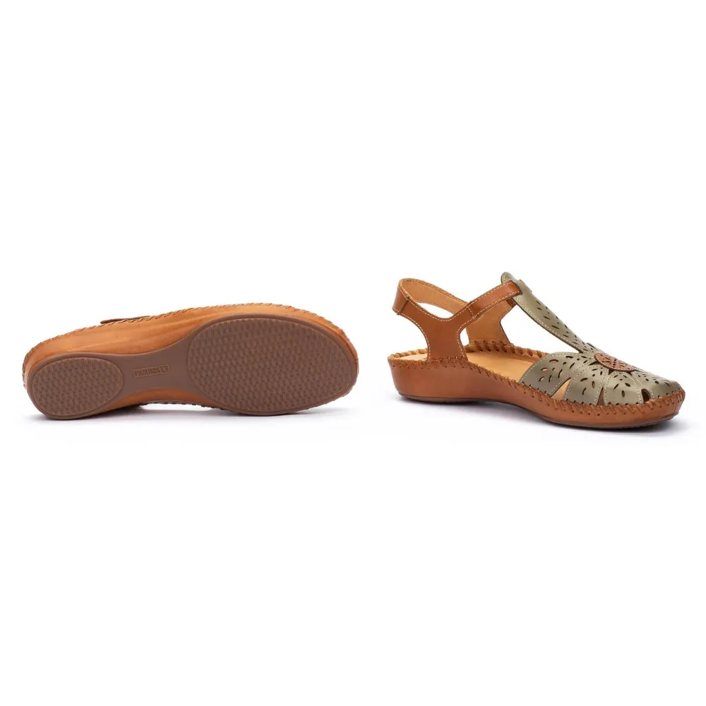 Pikolinos P. Vallarta Sage Leather Sandals (Women's)