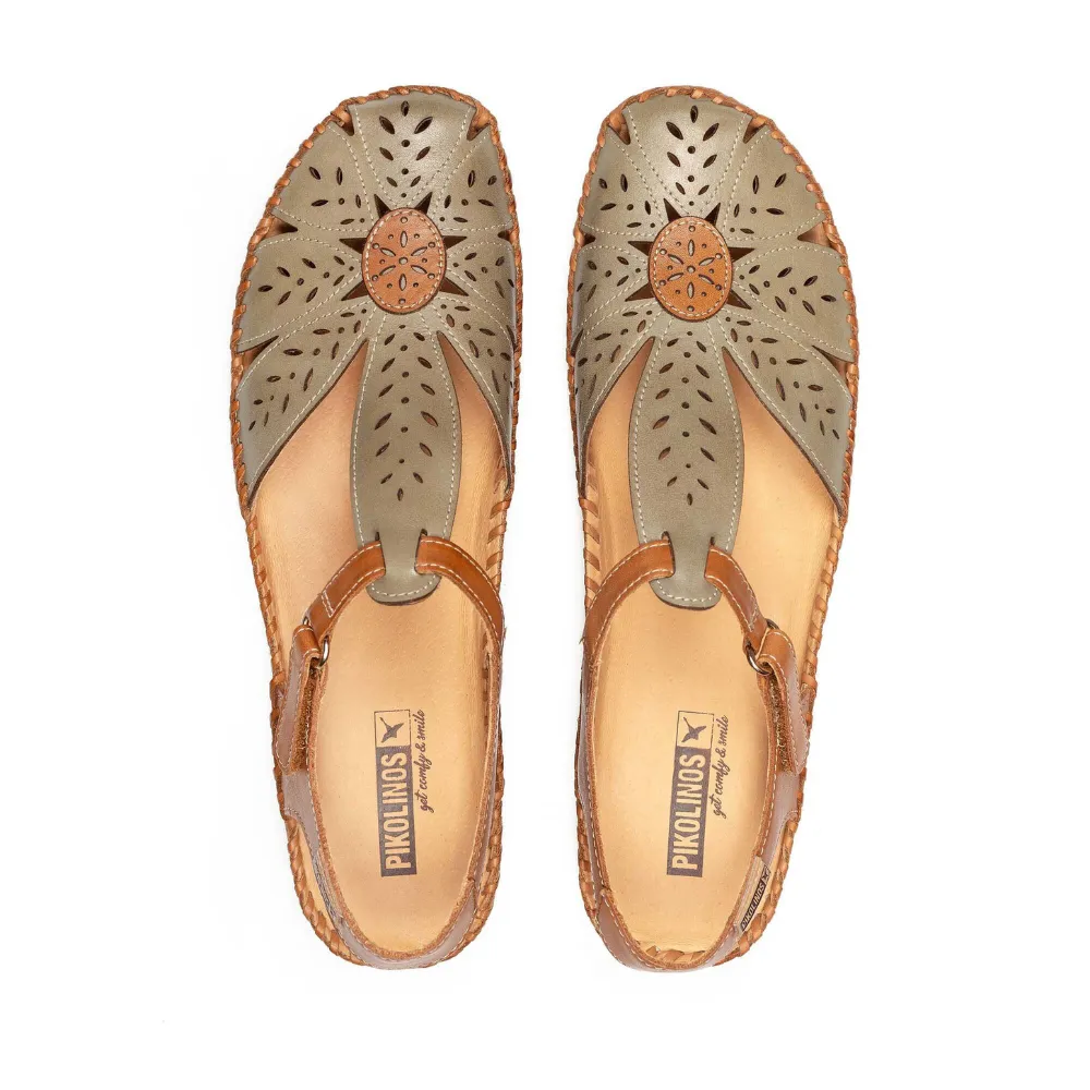 Pikolinos P. Vallarta Sage Leather Sandals (Women's)