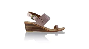 Prana 50mm Woven Wedge - Soft Pink BKK
