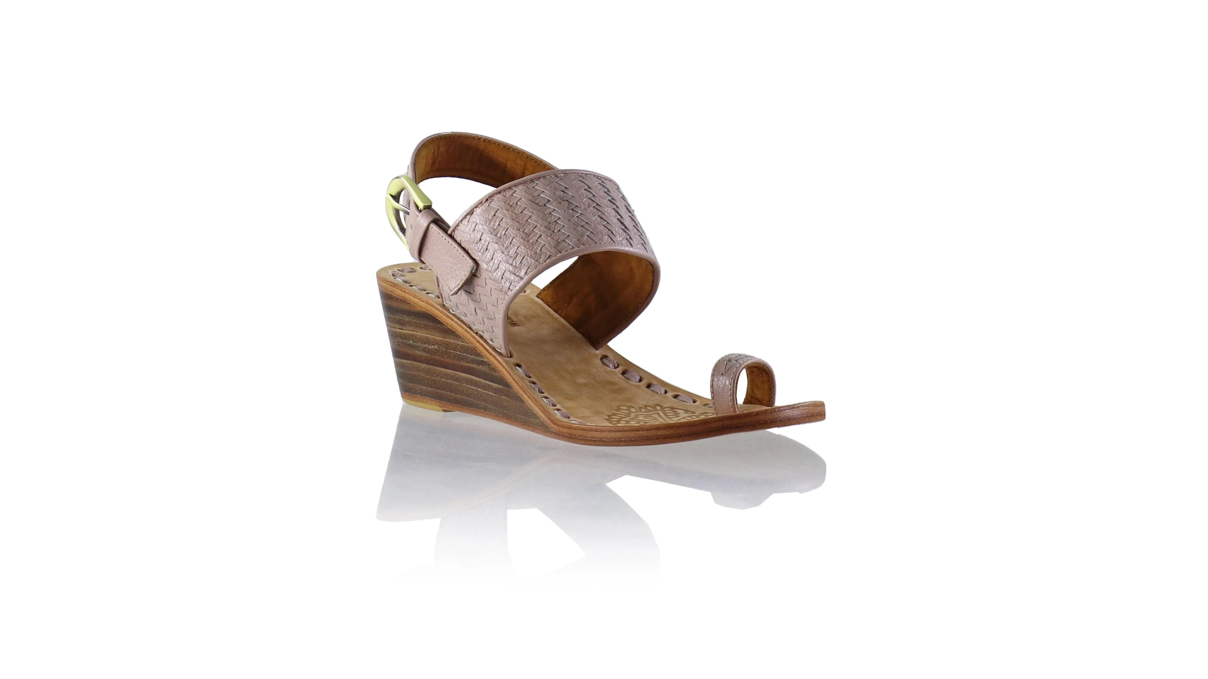 Prana 50mm Woven Wedge - Soft Pink BKK