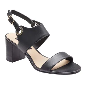 Pride Heel in Black Leather