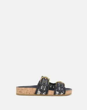 Prue Woven-Leather Sandal