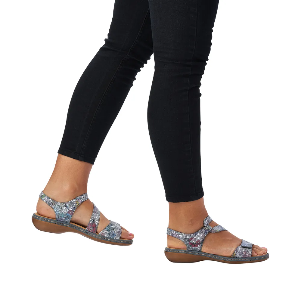 Rieker Regina C7 Adria Multi Leather Sandal (Women's)