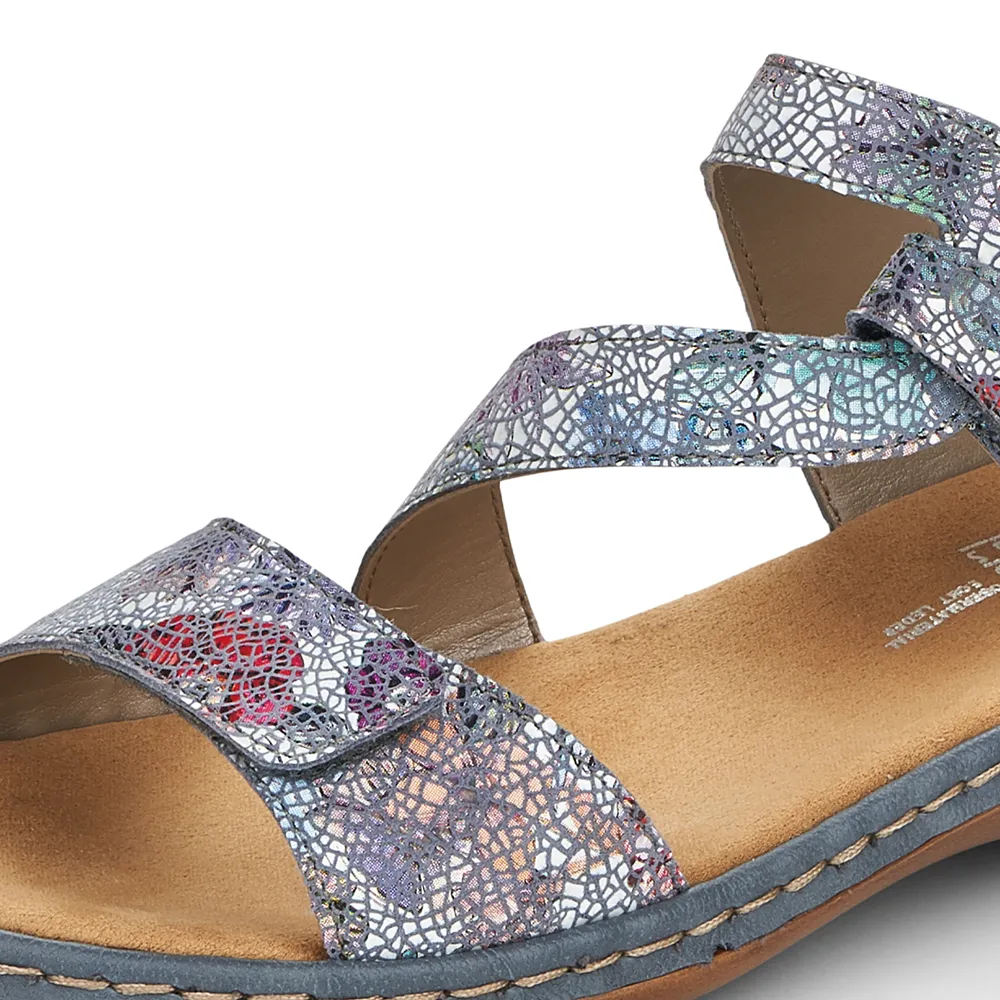 Rieker Regina C7 Adria Multi Leather Sandal (Women's)