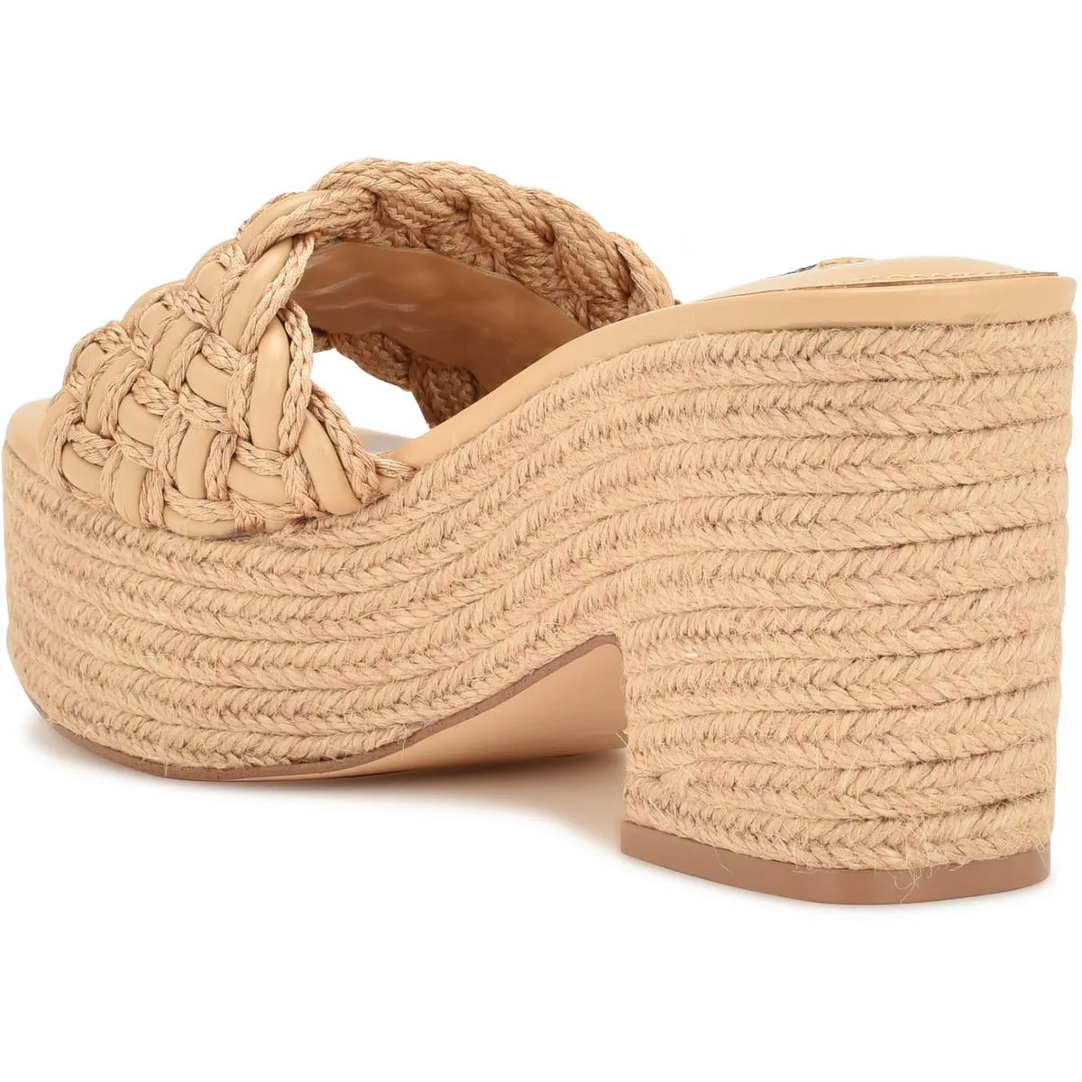 ROXANA2 Womens Cushioned Footbed Woven Platform Sandals