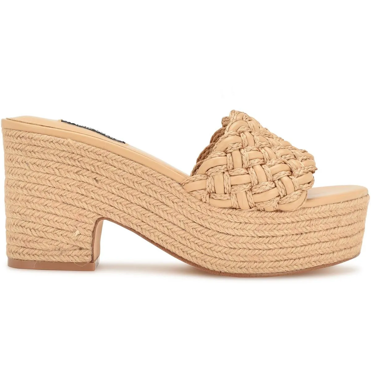 ROXANA2 Womens Cushioned Footbed Woven Platform Sandals