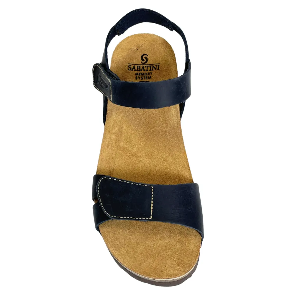 Sabatini Ines Blue Crazy Sandal (Women's)