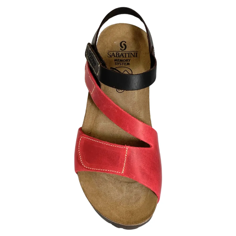 Sabatini Skyler Rosso/T.Moro Crazy Sandal (Women's)