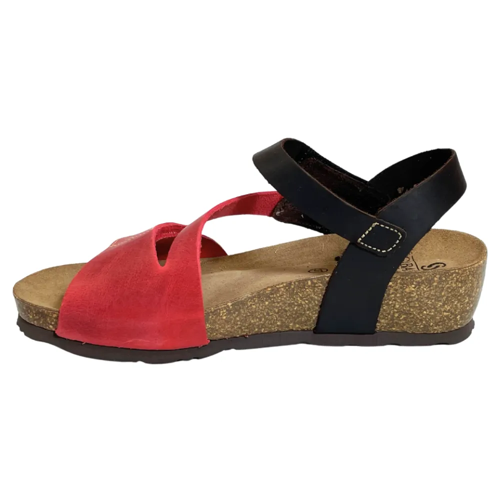 Sabatini Skyler Rosso/T.Moro Crazy Sandal (Women's)
