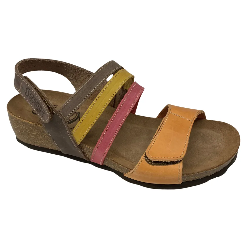 Sabatini Sloan Arancio/Fango Sandal (Women's)