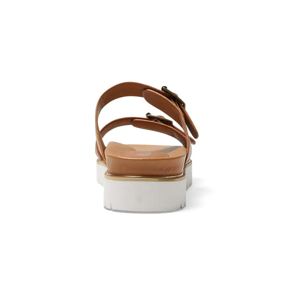 Saigon Slide in Tan Smooth