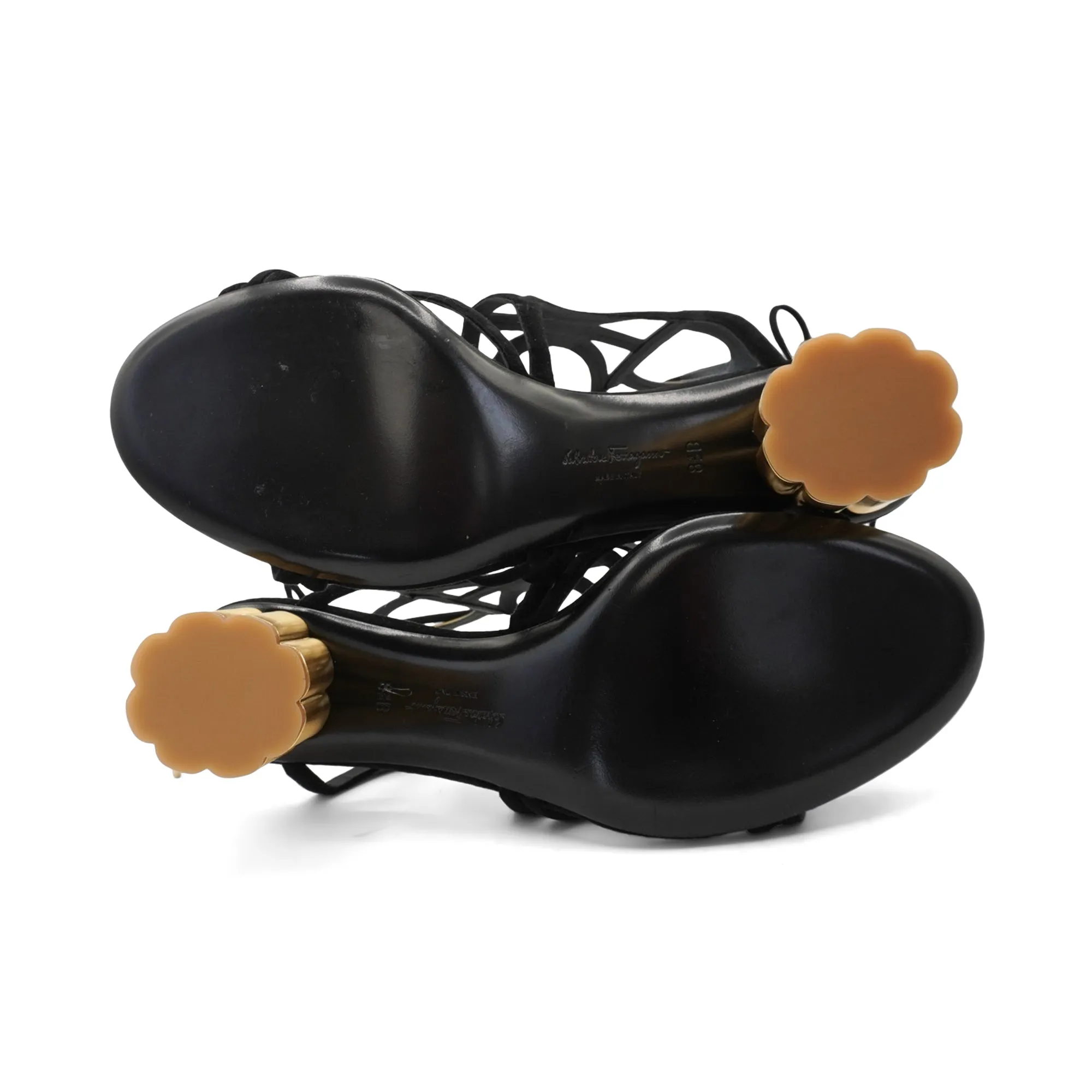 Salvatore Ferragamo 'Vinci' Sandals - Women's 8.5