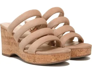 Sam Edelman Yuki I5517L2200 Sandals Womens US 9 Caramel Cutout Wedge Heel KHD311