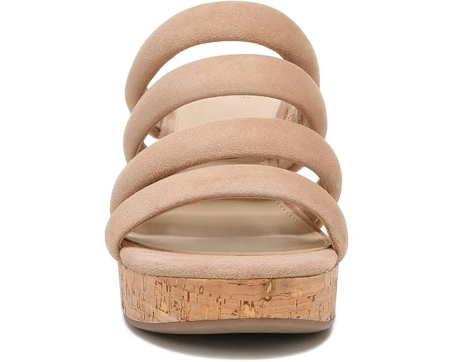 Sam Edelman Yuki I5517L2200 Sandals Womens US 9 Caramel Cutout Wedge Heel KHD311