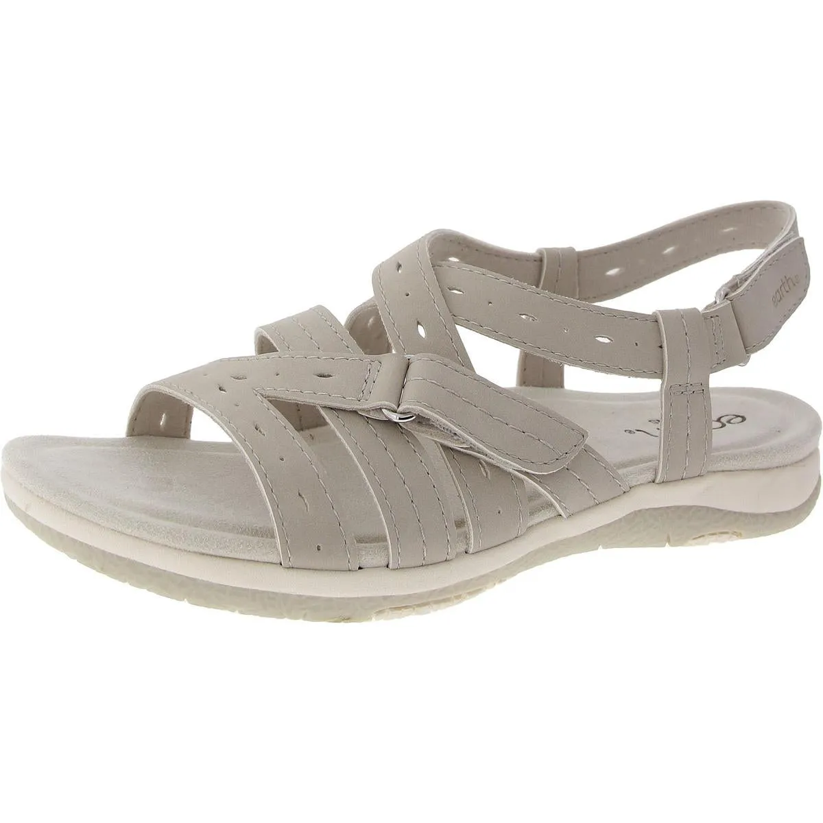 Samsin Womens Faux Leather Slingback Sandals
