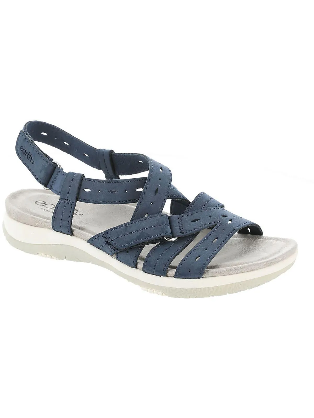 Samsin Womens Faux Leather Slingback Sandals