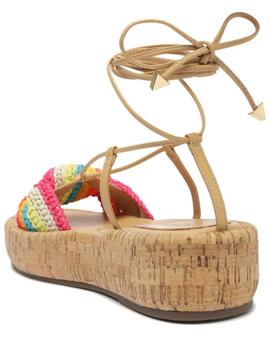 SCHUTZ Collie Leather & Cork Sandal
