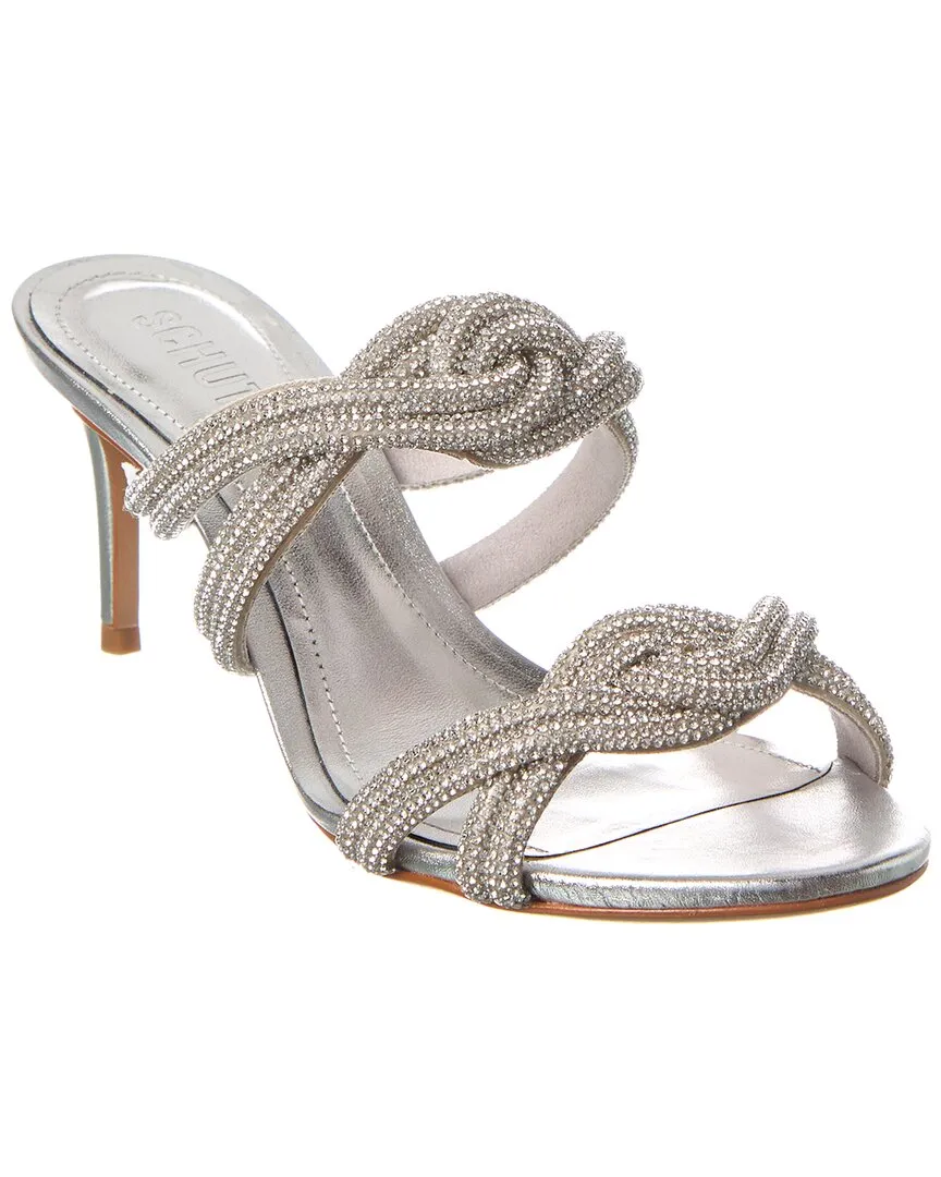 Schutz Jocelyn Mule Leather Sandal