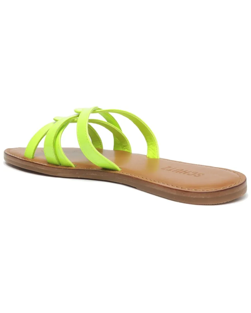 SCHUTZ Lyta Patent & Leather Flat