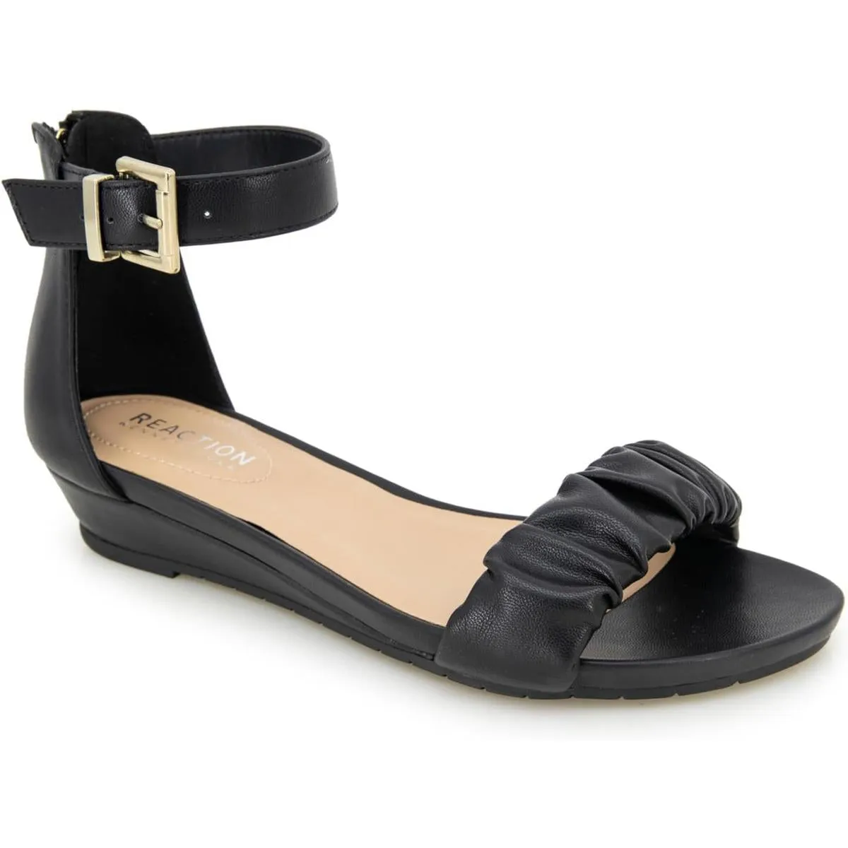 SCRUNCH Womens Buckle Manmade Ankle Strap