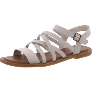 Sephina Womens Leather Criss-Cross Slingback Sandals