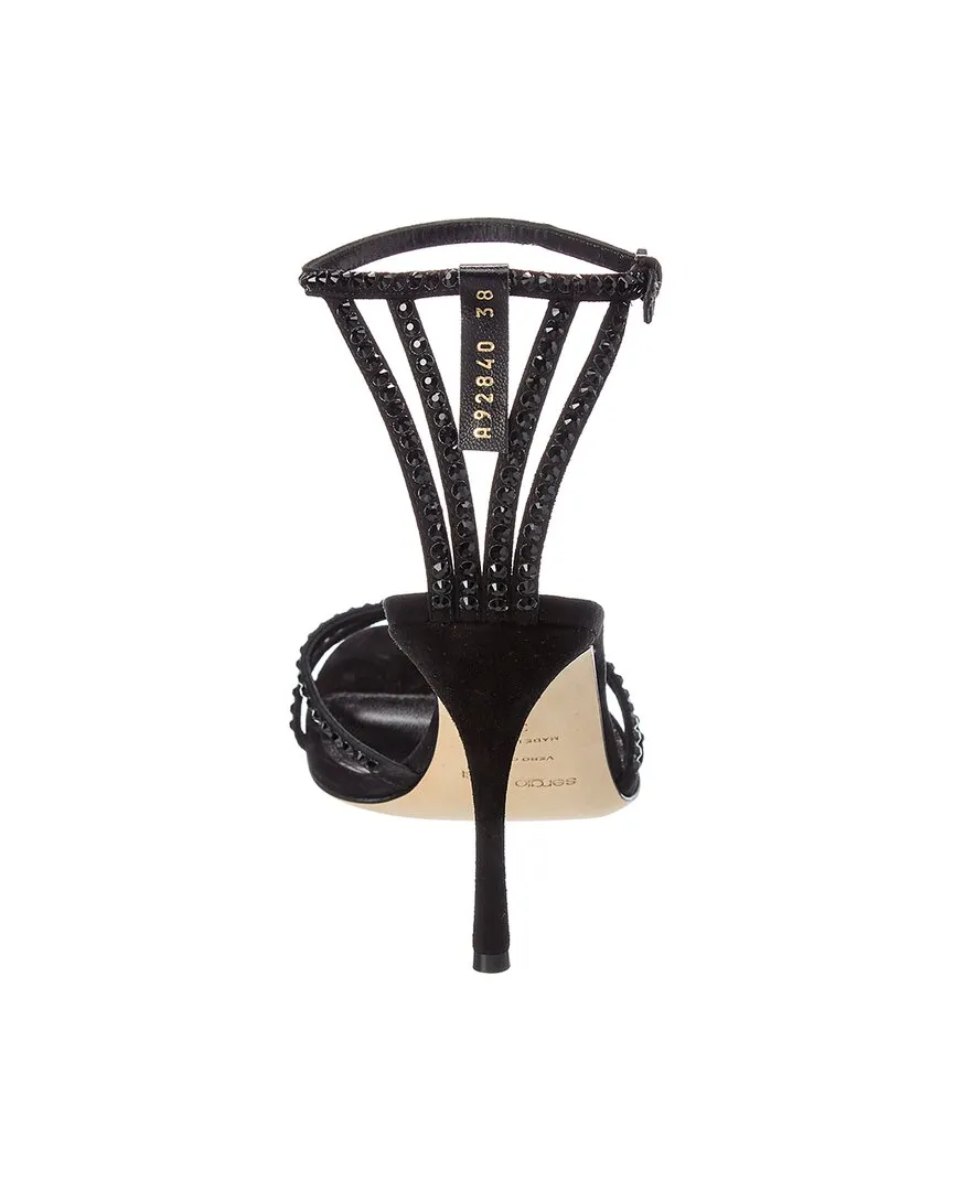 Sergio Rossi Godiva Suede Sandal