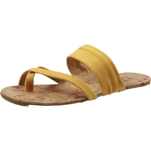 Shannon Womens Suede Casual Thong Sandals