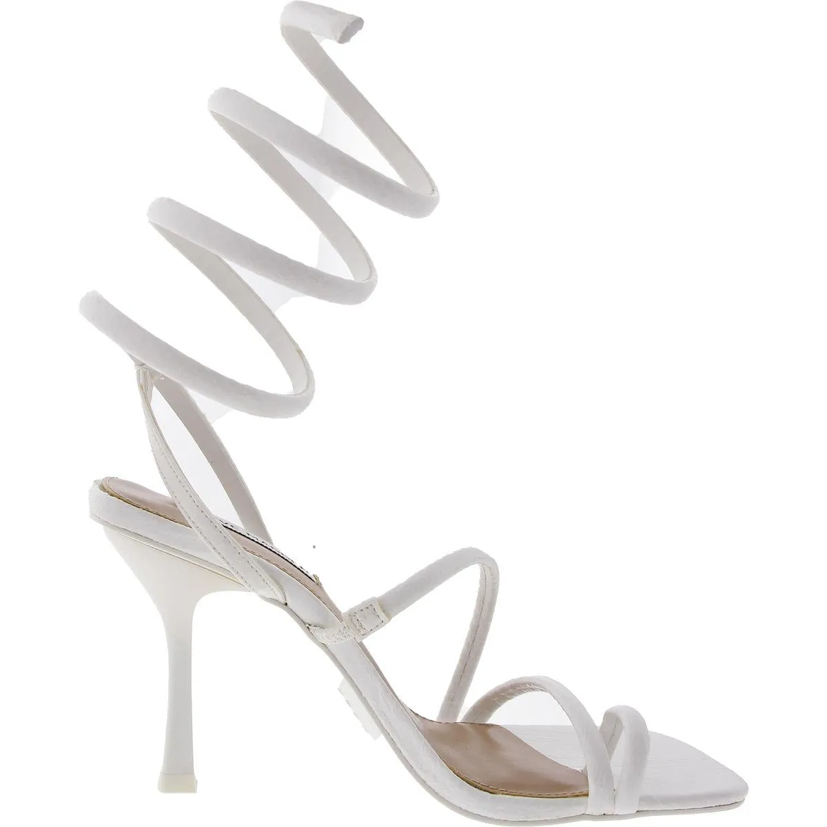 Shantelle Womens Toe Loop Faux Leather Heels