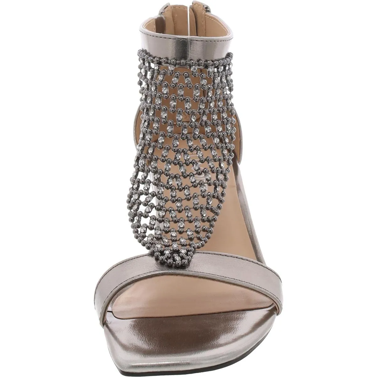 Sheila Womens Leather Cork Wedge Sandals