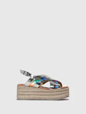 Silver Platform Sandals