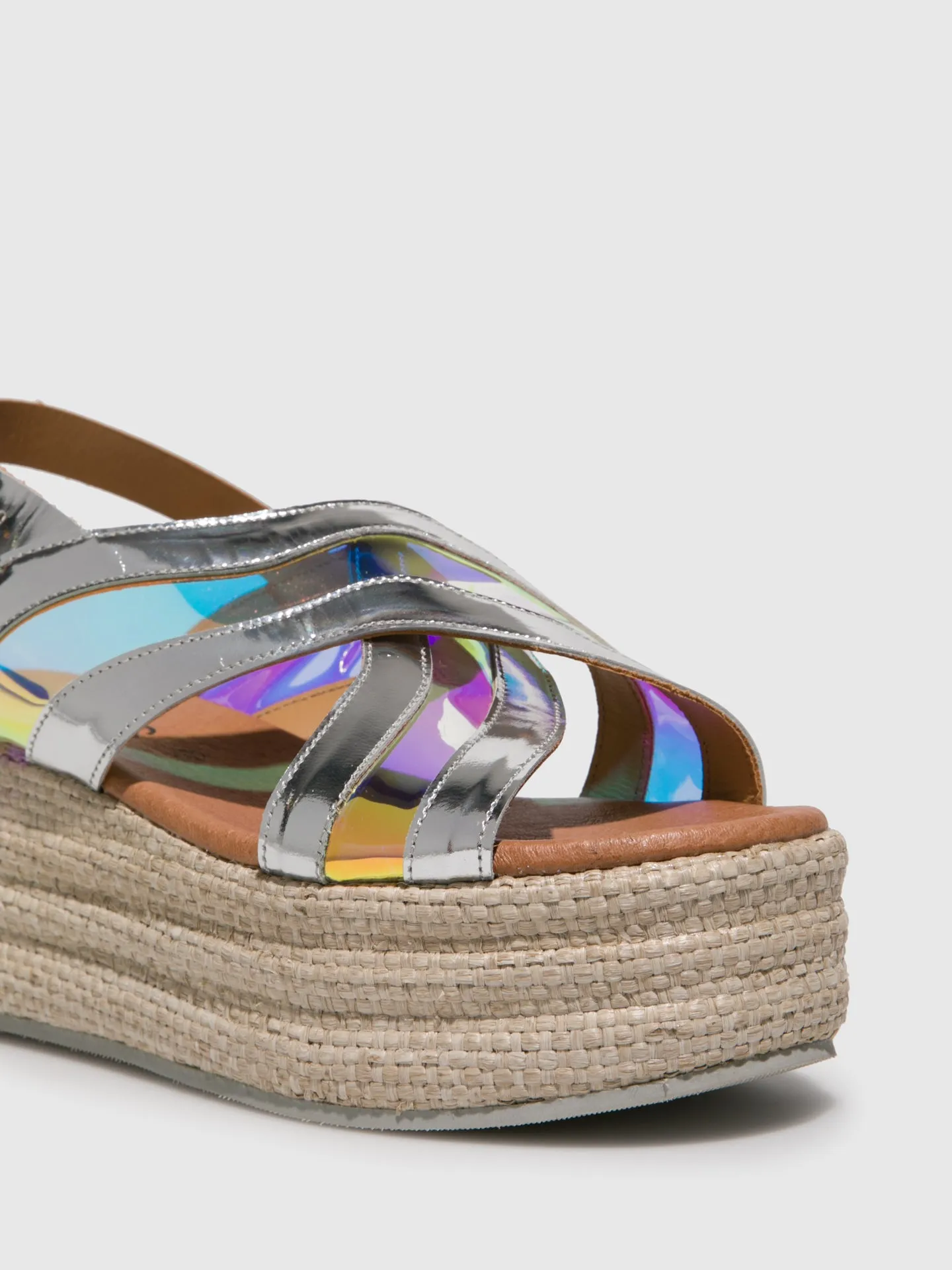 Silver Platform Sandals