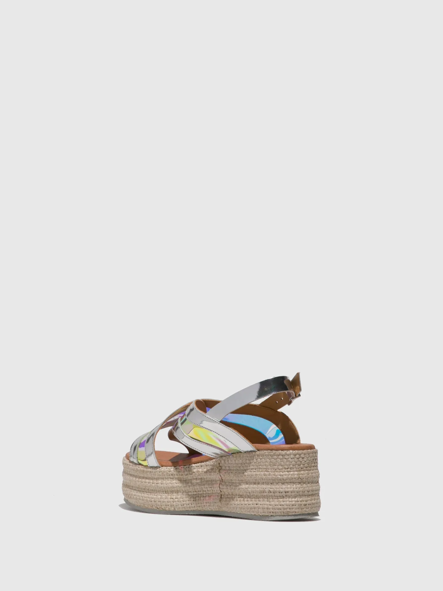 Silver Platform Sandals
