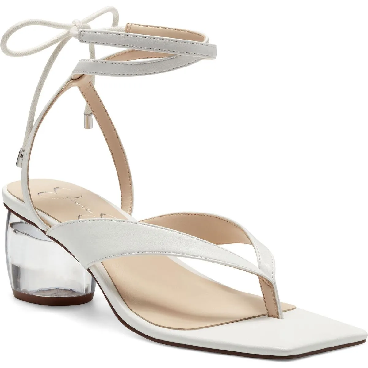 Sitelli Womens Faux Leather Ankle Strap Heels