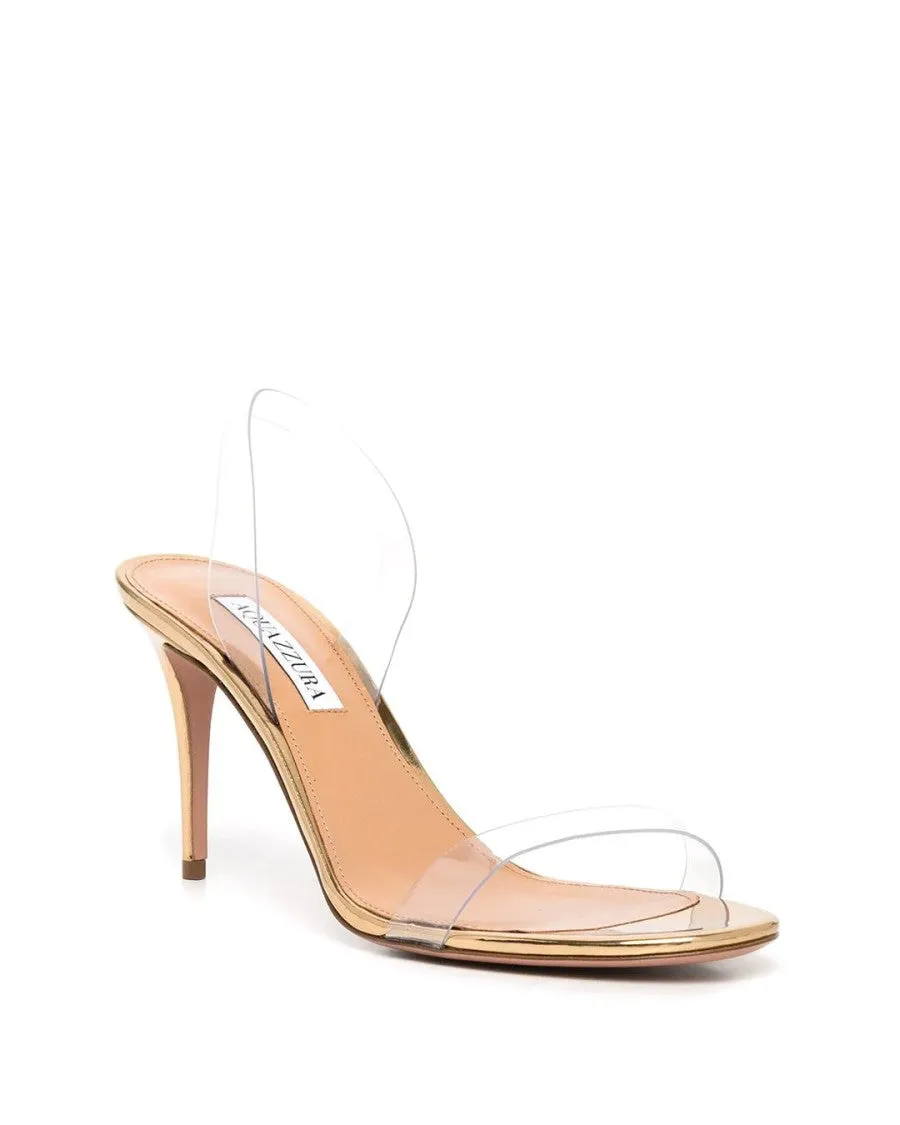 So Nude Plexi Sandal 85