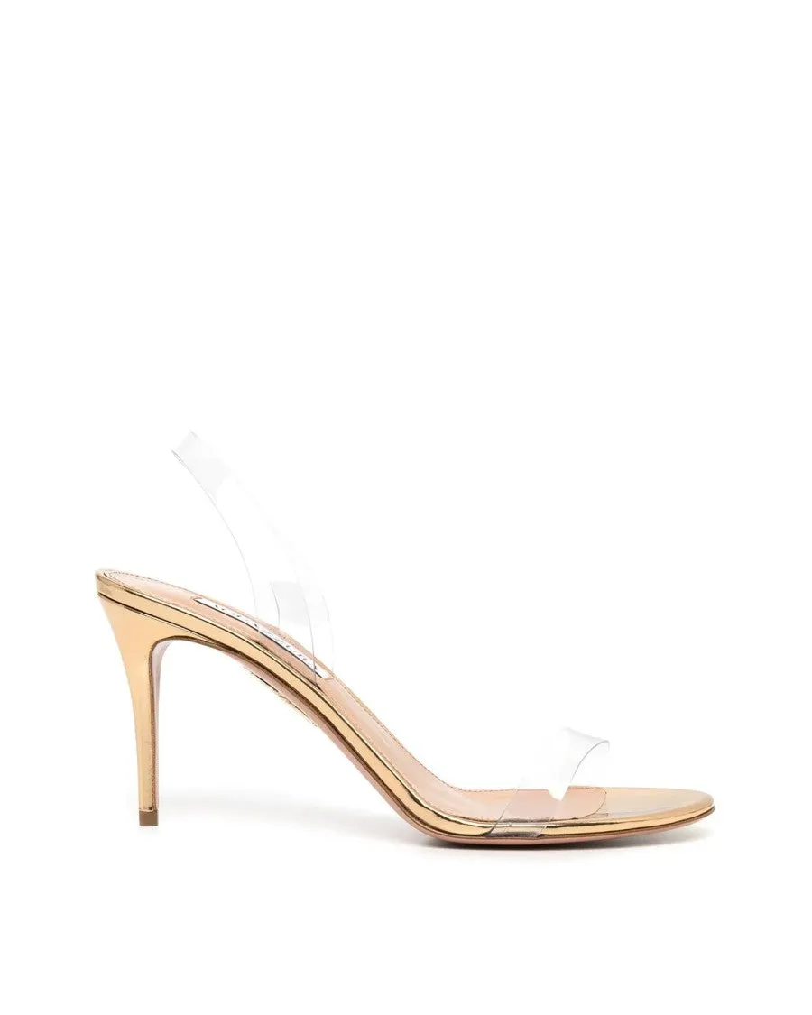 So Nude Plexi Sandal 85