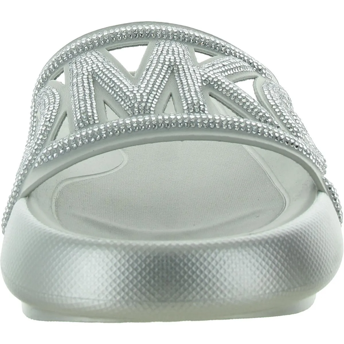 Splash Womens Rhinestone Logo Pool Slides
